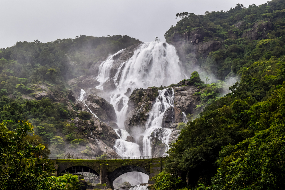 Dudhsagar Falls — car and bike rental Margao Goa